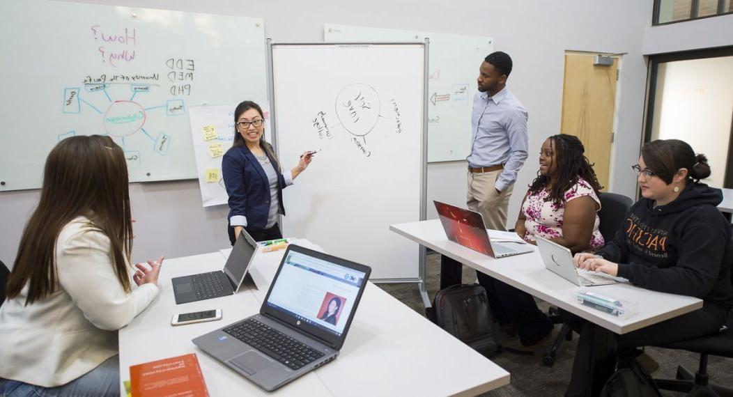 Benerd graduate students in class